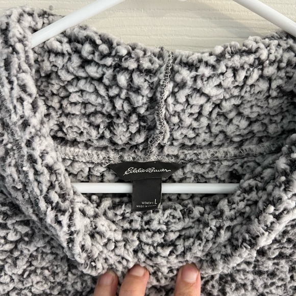 Gray Eddie Bauer turtleneck sweater - Picture 3 of 4